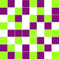 Mosaic Michelle green/violet/white 200x200 мм