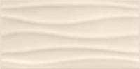 BEIGE GLOSSY WAVE STRUCTURE СТЕНА