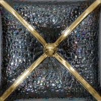 LUX CUSHION METAL NEGRO ORO ДЕКОР