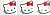 HELLO KITTY D020109 EXPRESSION RED ПАННО