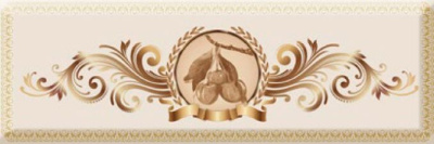 Decor Medalion Fruits 04 10x30