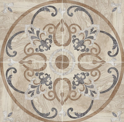 Villo Beige Inserto (1/4 Rozety) 60x60