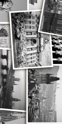 Absolute Collage черный декор №1  Г2С411