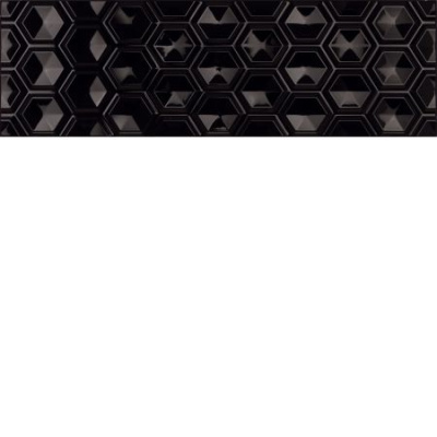 OLDEN HEXAGON NEGRO BRILLO 25х80