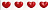 HELLO KITTY D020309 HEART RED LIST ФРИЗ