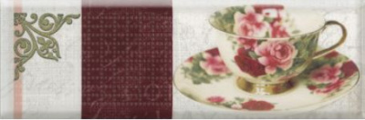 Decor Tea Flowers 01 10x30