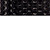 OLDEN HEXAGON NEGRO BRILLO 25х80