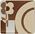 Toccata Brown Incerto Szklane A 9,8 X 9,8