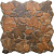HOJAS MARRON ПОЛ 32,5х32,5