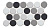 LUX CIRCULOS GRIS ДЕКОР