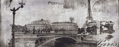 Ceramika Konskie Treviso Postcard Grey 1 Inserto