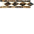 Indas marron-crema 8x31 фриз