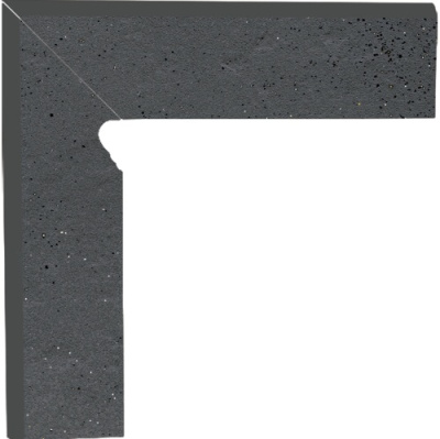 Semir Grafit 8.1x30  Цоколь двухэлементный левый