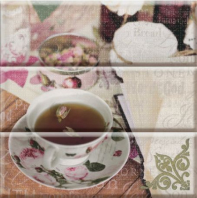 Composicion Tea Flowers 30x30