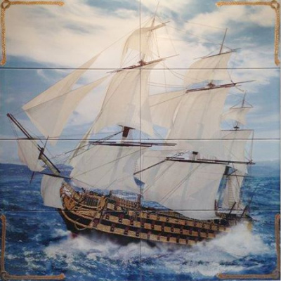 MURAL GALEON 100х100
