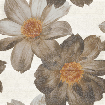 Niki Brown Panel flower 3х20х60