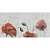 EMPERADOR AMIE-1 Decor Beige 25х50