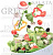 Composicion Salad 30x30