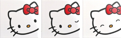 HELLO KITTY D020109 EXPRESSION RED ПАННО