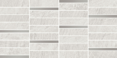 YAKARA WHITE MOSAIC STEEL 22,2х44,6
