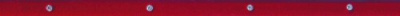 LISTWA SKLANA CRISTAL GLASS RED