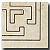 Santa Caterina Meander Lappato 9.8x9.8